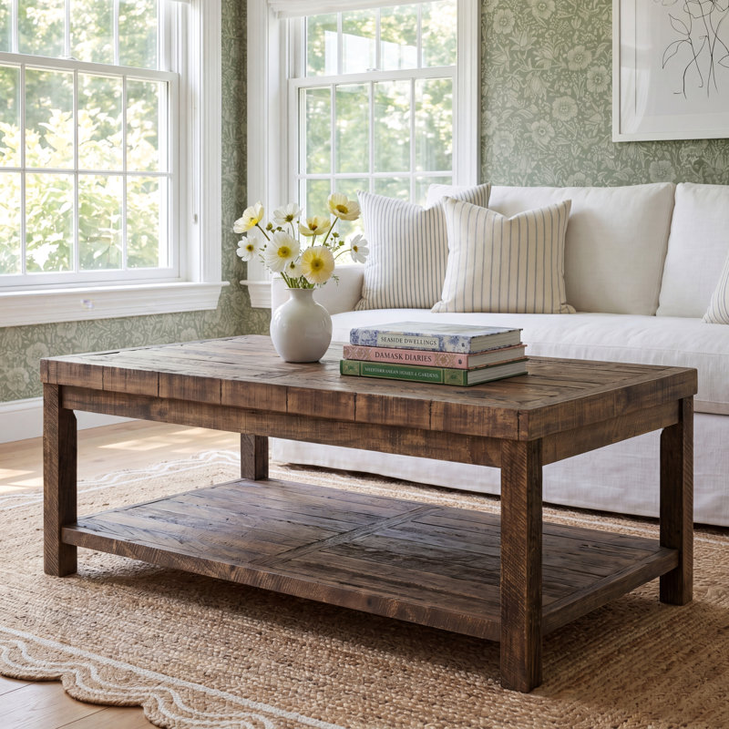 Alexandra Solid Wood Single Coffee Table