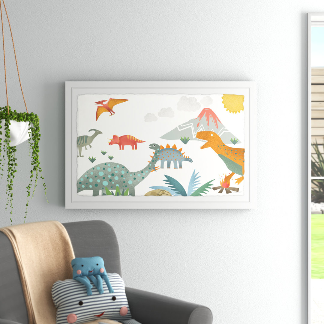 Planas Dinosaurs Unleashed Framed Print Mack & Milo™