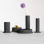 Flange Ceramic Table Vase-1035179848-1035179850