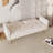 Plush Beige Velvet Convertible Sofa Bed With Decorative Nail Heads-110365845