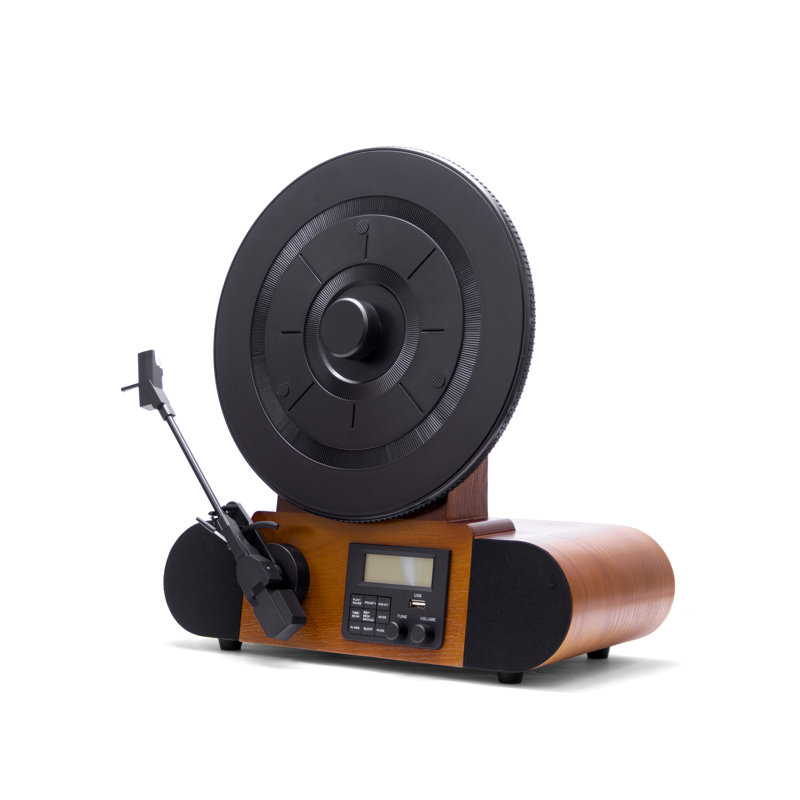 3 - Speed Turntable Decorative Record Player with Bluetooth
