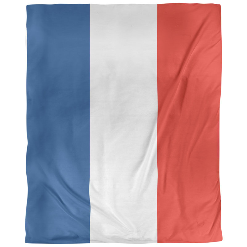 Tissu de baseball toronto, Bleu / blanc / rouge, l 36 po x L 56 po, Coton peigné de base