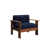 Indigo Recycled Velvet