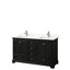 Ensemble de meuble-lavabo double autoportant 80 po avec plateau en quartz Deborah-98207764-98207766-98207769