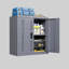 Armoire de garage en métal avec porte, armoire de rangement murale, armoire à outils flottante pour sous-sols, cuisines et entrepôts