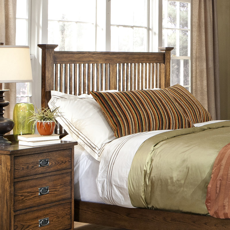 Cieanna Solid Wood Slat Bed, King