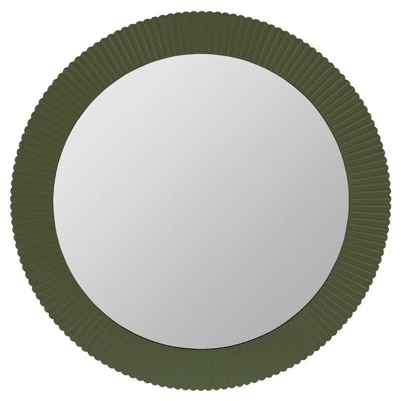 Josia Resin Wall Mirror, Dark Forest