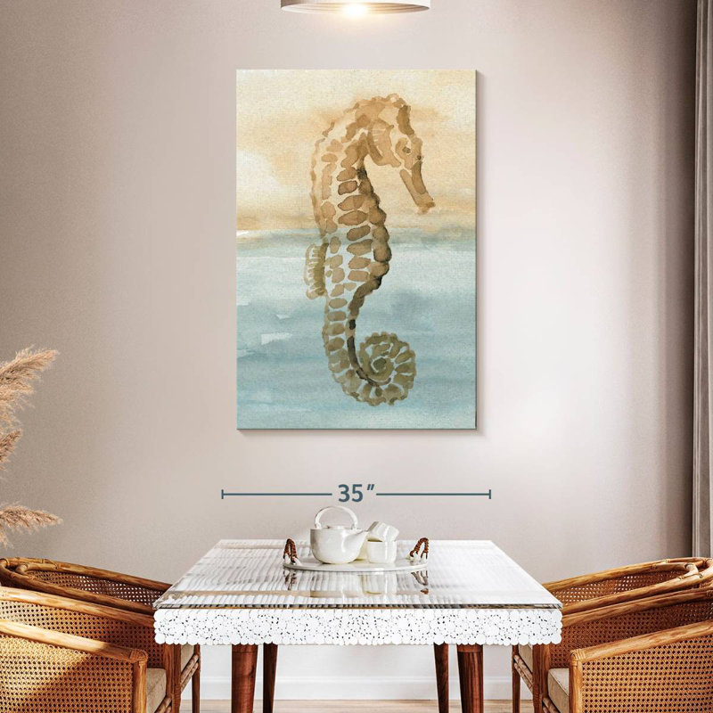 Brampt paisible sable et mer, H 48 po x l 32 po