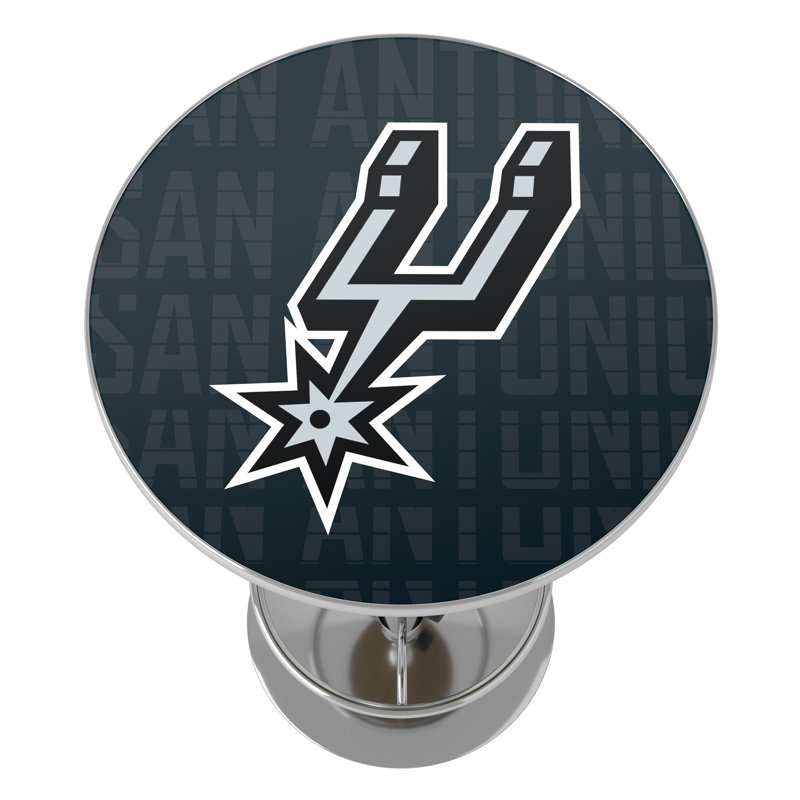 Table de bar avec repose-pieds NBA City, Spurs de San Antonio