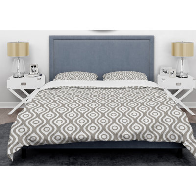 Polyester Twill Geometric Shapes Duvet Cover Set