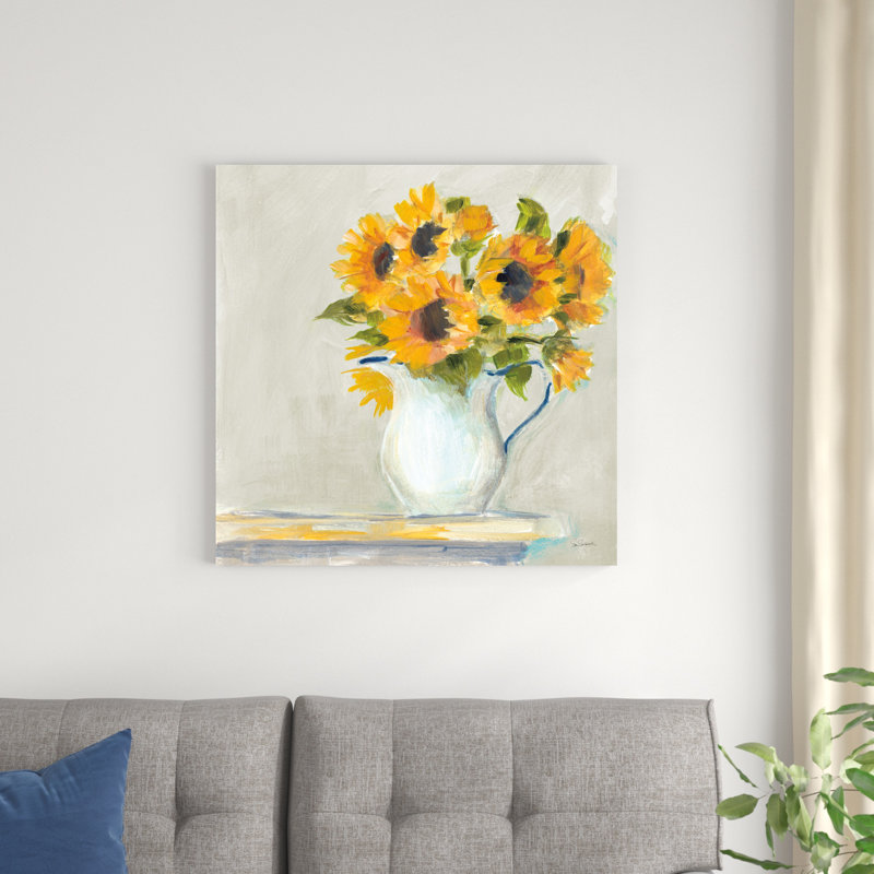 Lotties tournesols, H 30 po x l 30 po x P 1,25 po