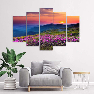 Sunrise Landscape - Wrapped Canvas Print