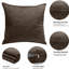 Aspire Homeware Diamond-Pattern Square Velvet Cushion Cover-215452025-214866928
