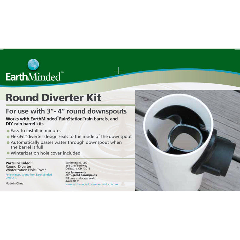 EarthMindedConsumerProducts Plastic Diverter
