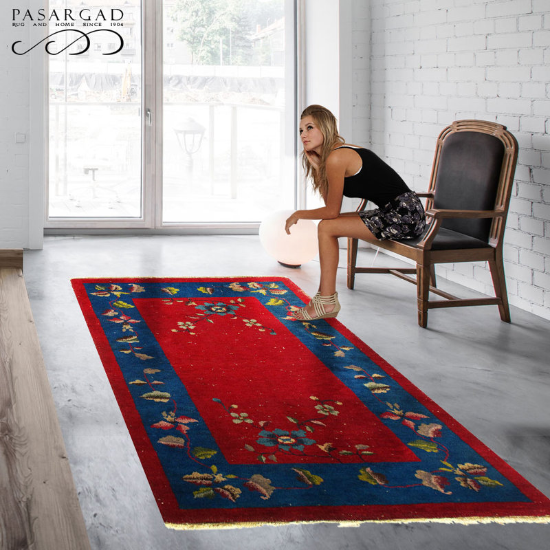 One-of-a-Kind Rectangle 3' X 4'11" Hand Knotted Area Rug
