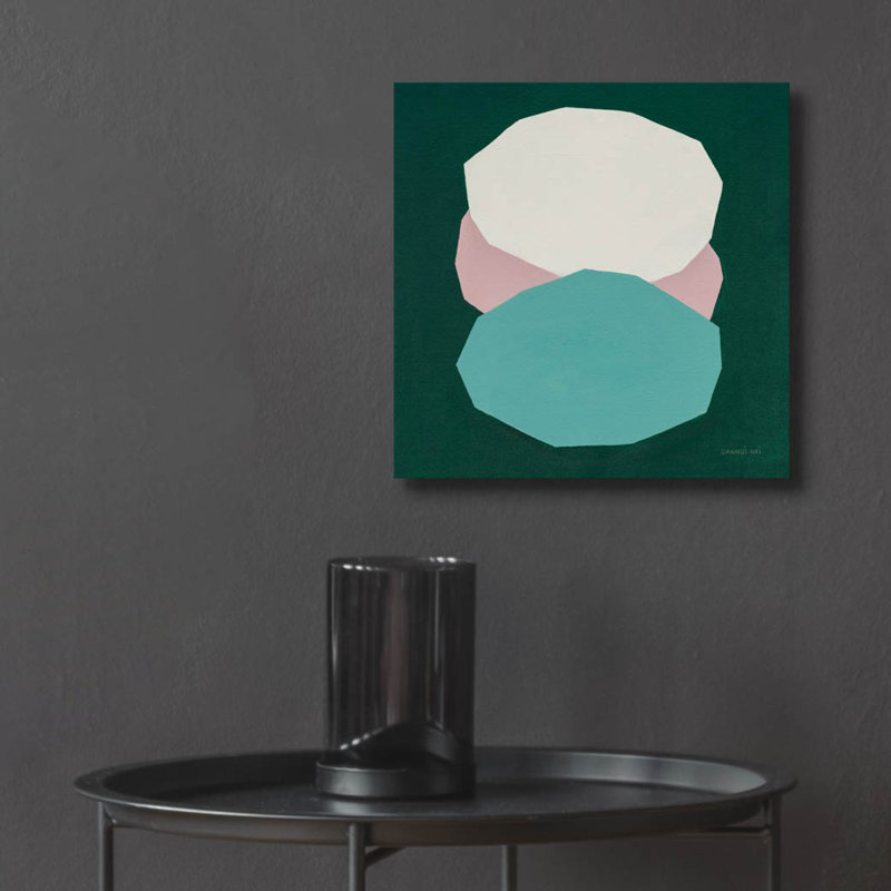 «Trio» par Danhui Nai, art mural en verre acrylique, H 12 po x l 12 po x P 0,13 po