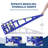 2 Pack 11,000 LBS (5 Ton) Hydraulic Car Ramps with Wheels, Adjustable 9.8"–16.21" Vehicle Ramps, Heavy-Duty Steel Auto Service Ramps