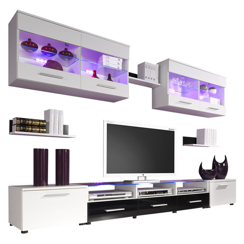 Bachisia Unfinished Floating Entertainment Centre for TVs up to 88"