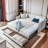Tanikia Upholstery Daybed with Trundle, Pocket and 2 Drawers-692486199