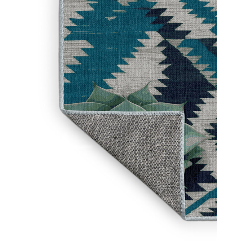  Tapis lavable Agave Plant Southwestern, Rectangulaire 8 pi x 12 pi