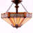 Alicemarie Glass Semi Flush Mount
