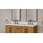 Lattimore 60 in. Double Sink Freestanding Sierra Oak Bath Vanity with Carrara White Engineered Marble Top (Assembled)-1626907754