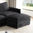 Upholstered Sofa Couch With Ottomans-838974365