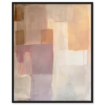 «Bronzed Ruins II», toile abstraite terre par Art Remedy
