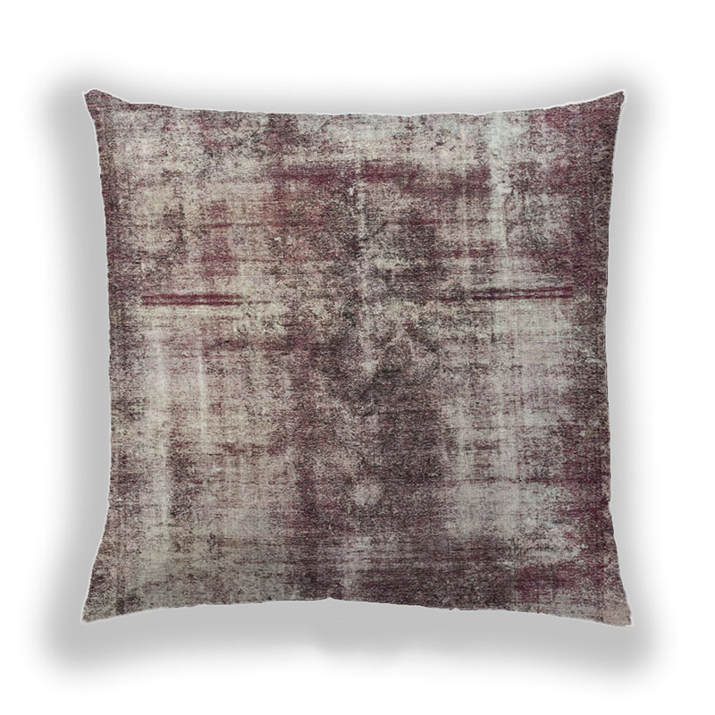 Abstract Reversible Throw Pillow, Microsuede
