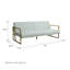 3 Seater Velvet Sleeper-1402617201