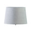 Zellner 44Cm Grey Chrome Table Lamp