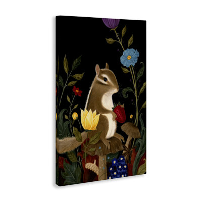 «Summer Nights», art mural sur toile Chipmunk, design par Gina Matarazzo