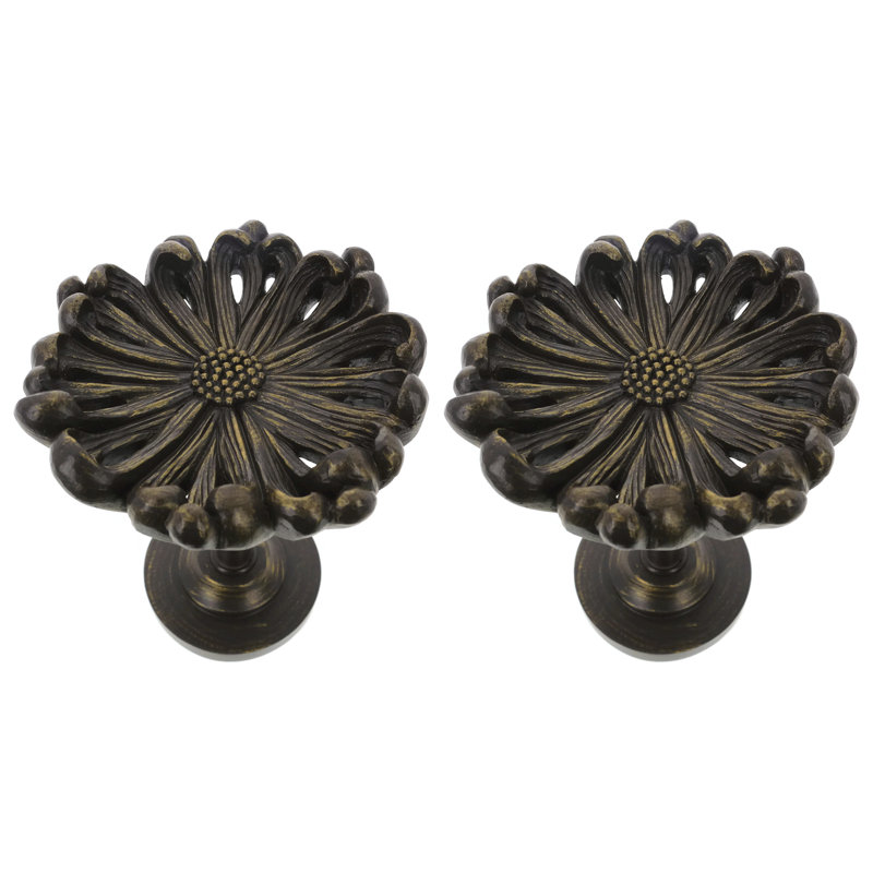 Retenue de rideau Nicoletti Dandelion Drapery Medallion, Bronze/Doré