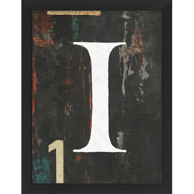 Alphabet "I" Print