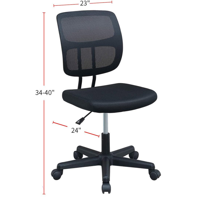 Chaise de bureau en maille Chaises de bureau Roues Sièges en matériau respirant