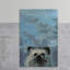 What up Raccoon Wrapped Canvas Painting-297599068