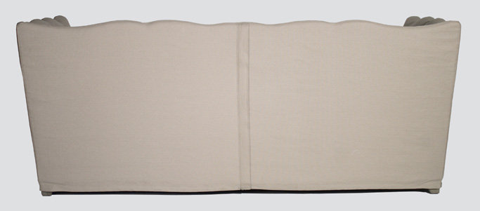 87 in. Reception Sofa, Hemp