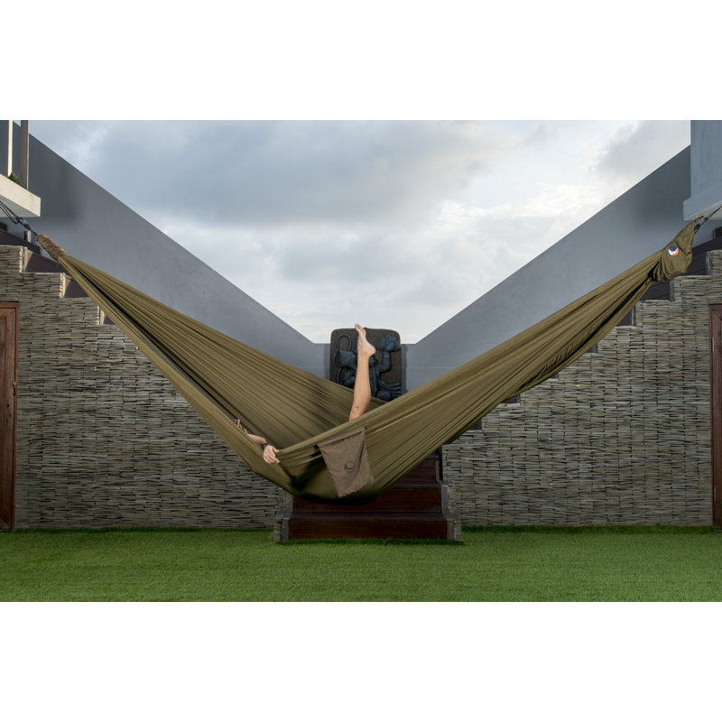 Anniina Classic Hammock, 100cm H x 520cm W x 300cm L, Olive Brown