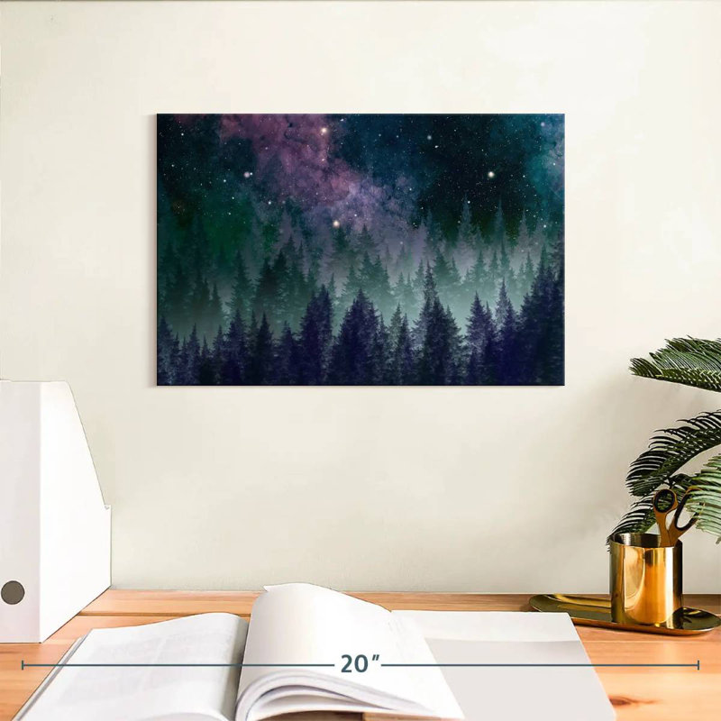 Forêt de galaxies d'Alvord, H 8 po x l 12 po