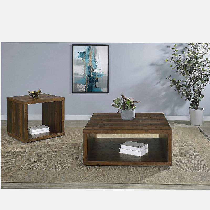 Table basse Flint, Brun