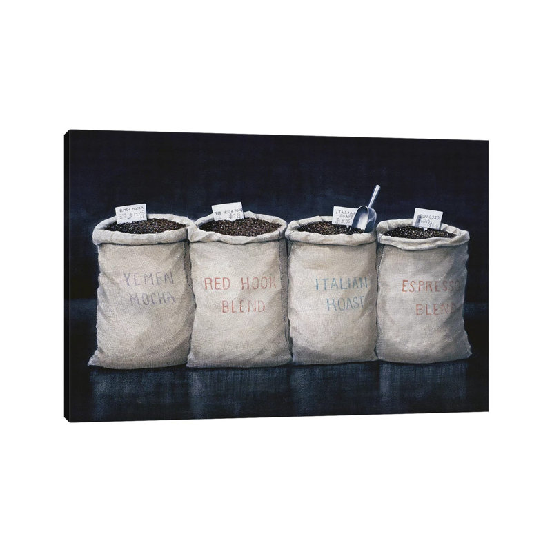 Coffee Sacks 1 Piece Wrapped Canvas Painting, 20.32 cm H x 30.48 cm W