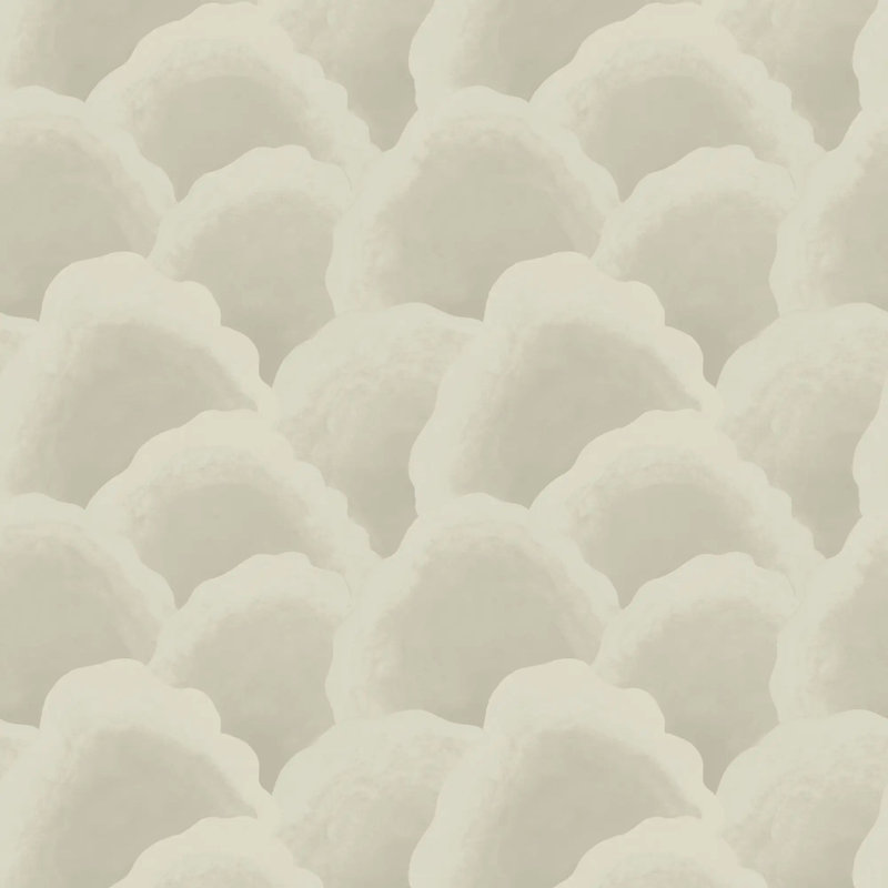 Wave Scales - Wallpaper, Linen, Peel & Stick, Self-Adhesive