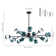 Burness 15 - Light Sputnik Modern Linear Modern Glass Bubble Dining  Chandelier