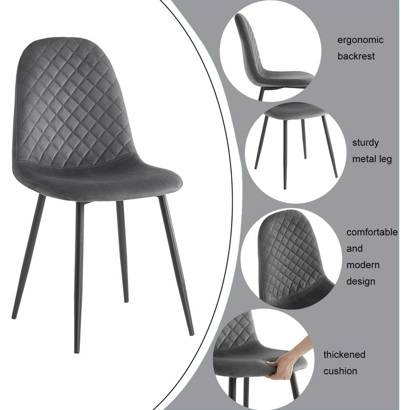 6 - Person Dining Set, Grey