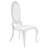 White And Chrome Dining Set-1098995779