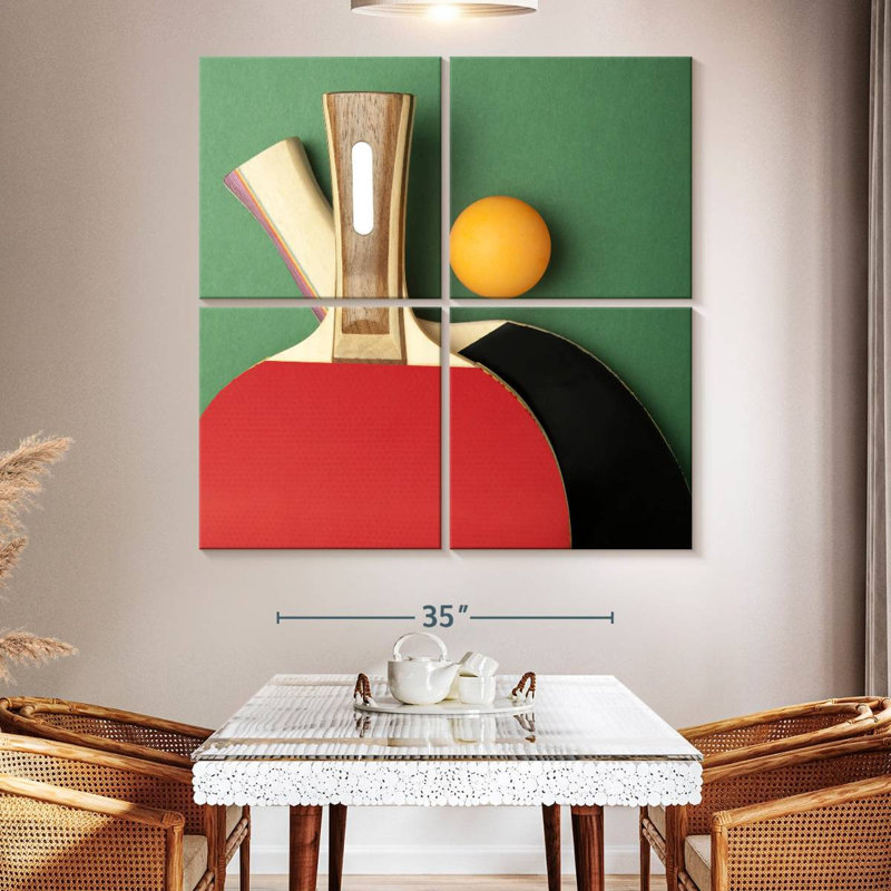 Pagaies et balles de tennis de table