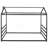 Metal House Shape Platform Bed