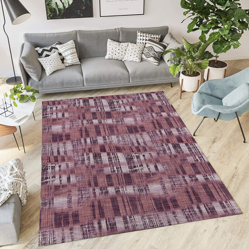 Abstract Indoor / Outdoor Rug, Rectangle 2' x 3'