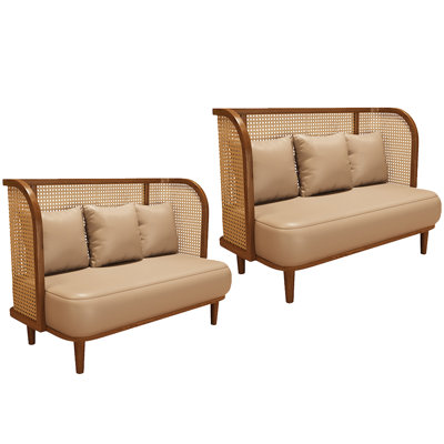 Faux Leather Upholstered Bench