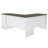 Ocke Modular L-Shaped Executive Desk with Built-In Electrical Outlet-934824987